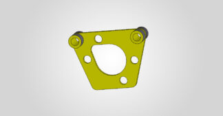 BRAKE PLATE; 1.38 WITH 1.125X1.949 HOLE PATTERN