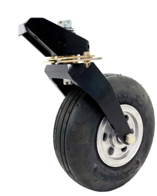 TAILWHEEL, DUAL FORK 10" PNEU