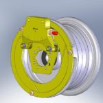 WHEEL & BRAKE ASSY 6'', 0.75 TRB, ''I'' Series BI5-4 Caliper BPAE1.38CT